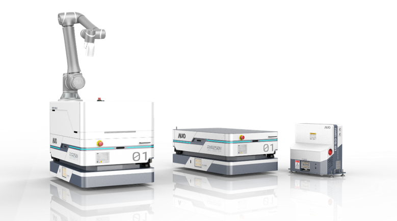 LETOU乐投數位開發的自主式移動機器人（AMR250M），搭配全向輪並結合AI演算法、2D LiDAR、3D攝影機等技術，協助客戶實現產線全自動化